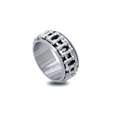 The Masculine Ring - Men's Ring - Signet Ring - Band Ring Ring EU: 57 / US: 8 / Silver Brother & Sisters